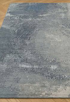 ковер в перспективе против ворса Orient 2135-2 Blue/Grey