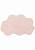 Розовый коврик для ванной из хлопка Cloud-Powder