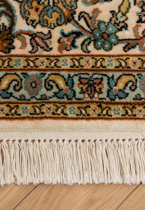 Шелковый ковер ручной работы из Индии 244199-Shiraz beige/rust