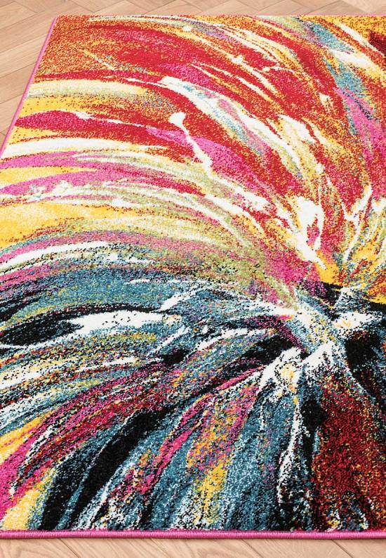 Недорогой синтетический ковер 2950-Multicolor