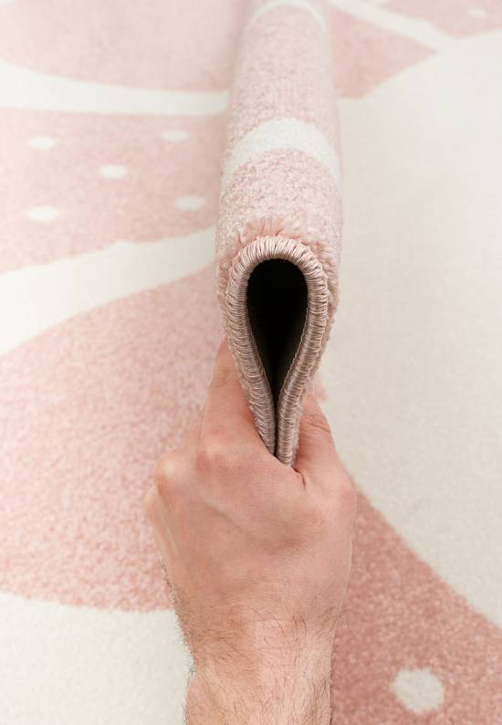 Недорогой современный ковер 2341-Light Pink