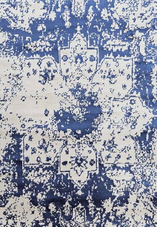 Классический вискозный ковер 12 Blue