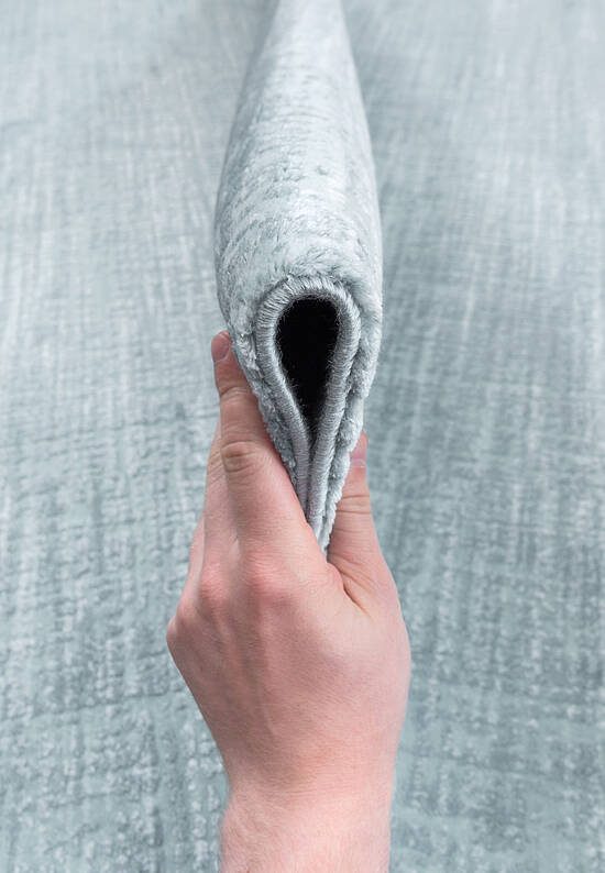 Турецкий однотонный ковер из акрила 5328 Turqoise