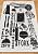 Безворсовый ковер из хлопка ARN 11 White Black