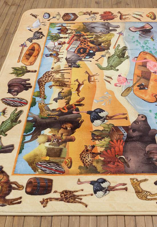 Детский мягкий игровой коврик Savane Discovery