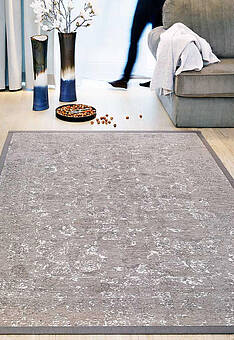 безворсовый ковер в интерьере изнаночной стороной Smart Weave Sagadi-Linen