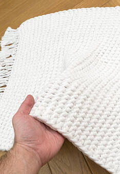 фактура коврика для ванной Irya Bath Lavish-White