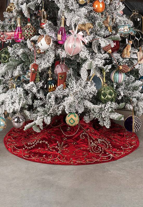 Коврик-юбка под ёлку