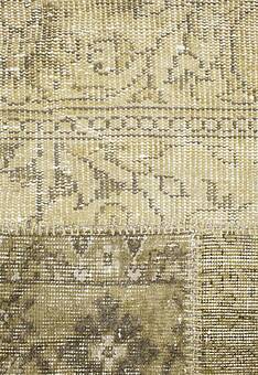 фрагмент безворсового ковра Antik Patchwork 121-Lime Yellow