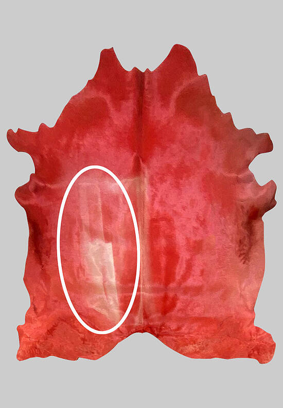 Натуральная шкура коровы Colored феррари ред 794 discount
