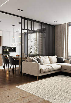циновка в интерьере Hampshire RH1098-R195