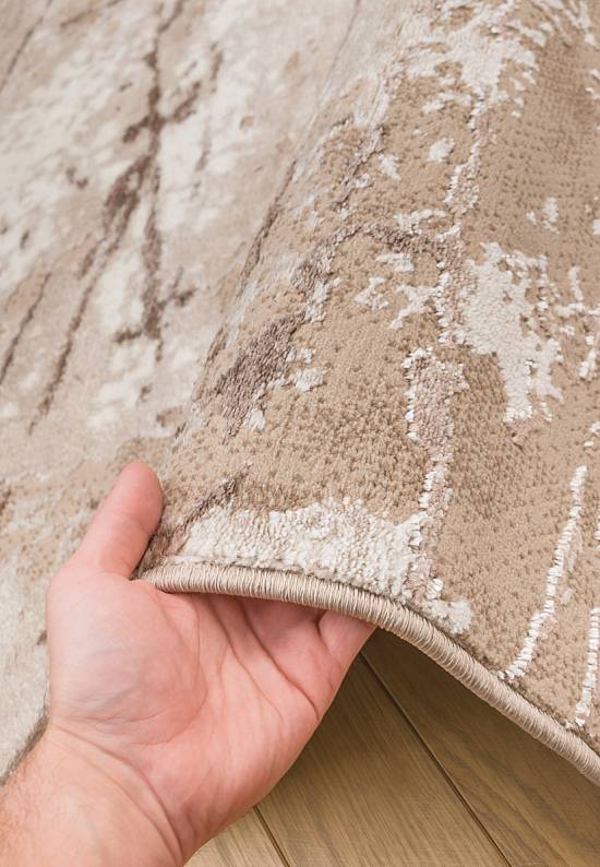 Недорогой современный ковер F174-Beige
