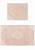 Розовый комплект ковриков для ванной комнаты и туалета Perla 02 Powder BQ
