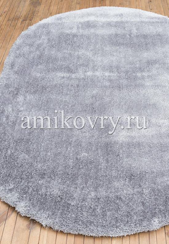 Мягкий синтетический ковер с длинным ворсом T2-grey