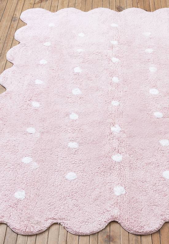 Детский стираемый ковер Biscuit Pink