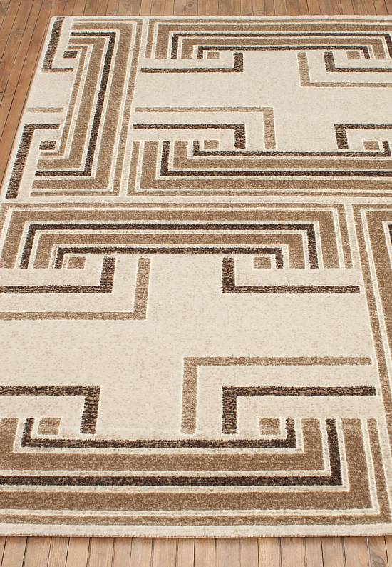 Синтетический ковер 0223KI-Beige-L.Beige