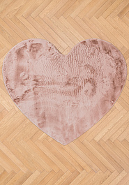 дизайн ковра Rabbit Rex Blush Heart фигура