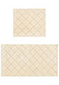 Комплект ковриков для ванной Confetti Bath Cotton Uni 17714 1640 Naturel-Ecru