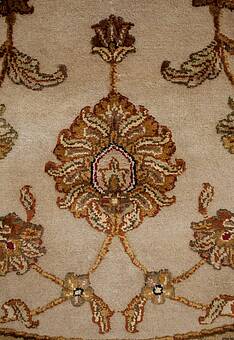фрагмент ковра Kashan gold 10/10 MG-1001-Ivory/Gold