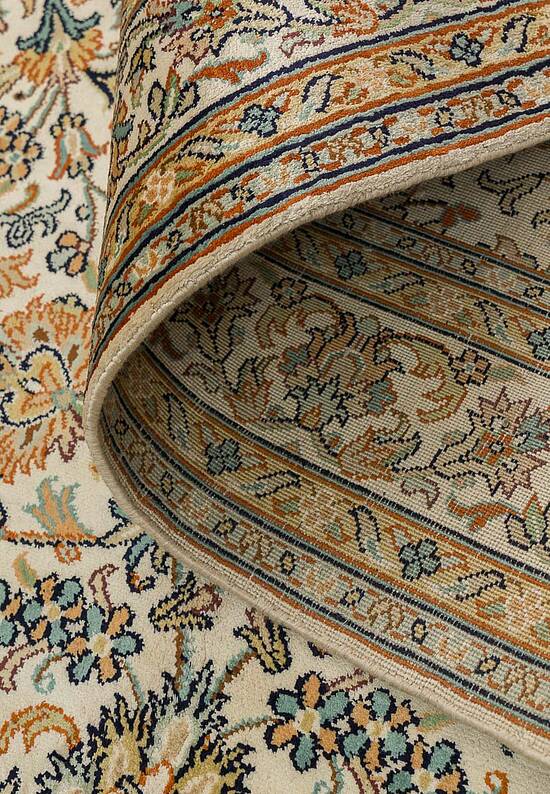 Шелковый ковер ручной работы IIST-GIC7KKJC5 All Over Cream