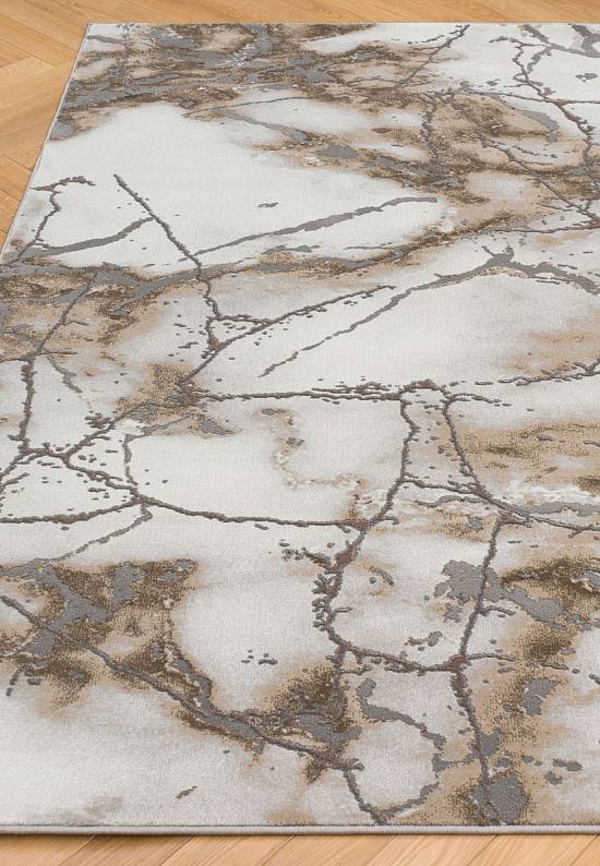 Синтетический бюджетный ковер 3270-Gray-Beige