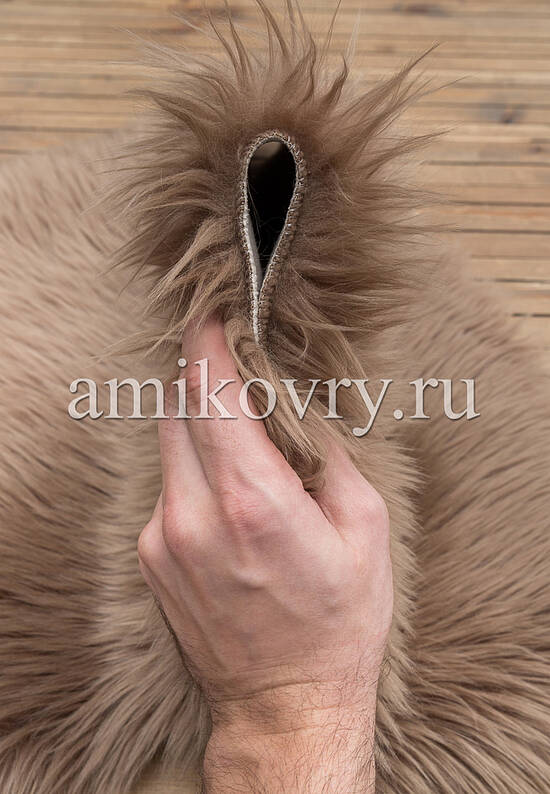 Искусственная овчина grey