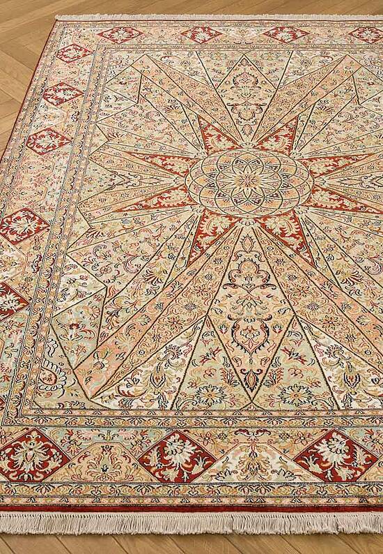 Шелковый ковер ручной работы IIST-GIJ52EECN Gumband