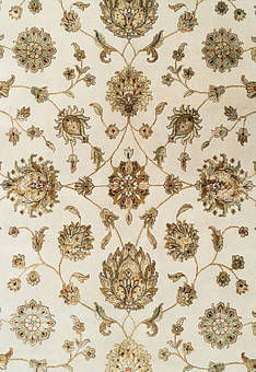 фрагмент ковра Kashan gold 10/10 MI-24-Ivory/Ivory