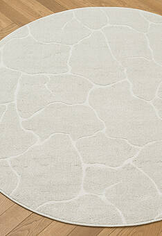 ковер в перспективе против ворса Sicilia RS6025-R454 круг