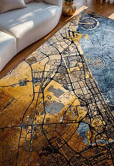 ковер в интерьере Streets Dubai LS6085-L416