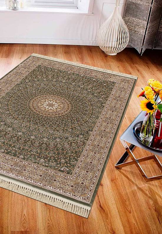 Высокоплотный ковер из вискозы 2M024-Green