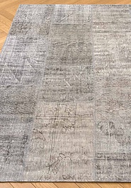 безворсовый ковер в перспективе Antik Patchwork 024-Dark Brown