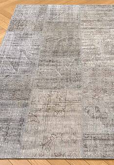 безворсовый ковер в перспективе Antik Patchwork 024-Dark Brown