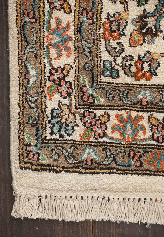 Шелковый ковер ручной работы из Индии 243219-Afshar beige/beige