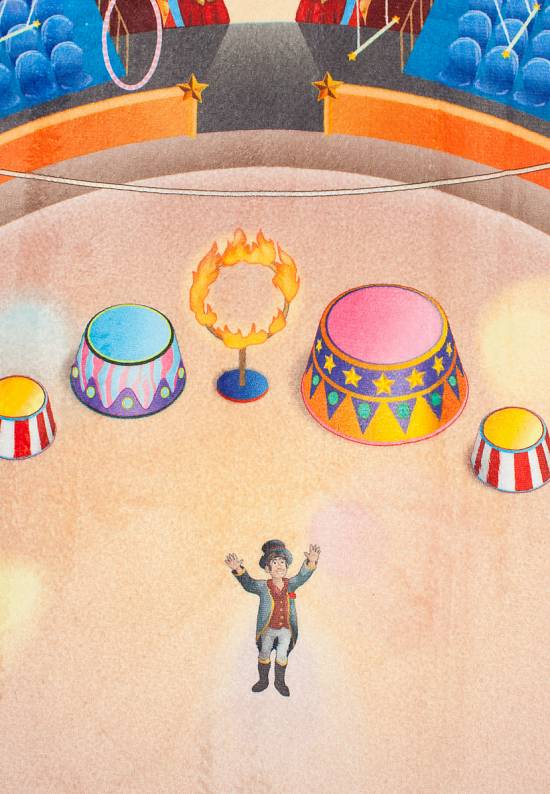 Детский мягкий игровой коврик Cirque