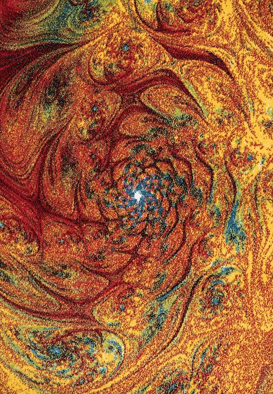 Недорогой синтетический ковер C014-Multicolor