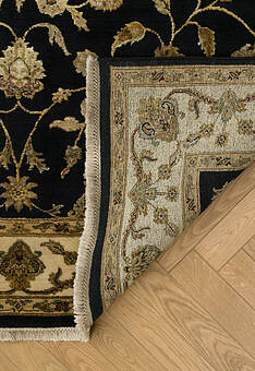 основа ковра Kashan gold 10/10 CH-102-Black/Ivory