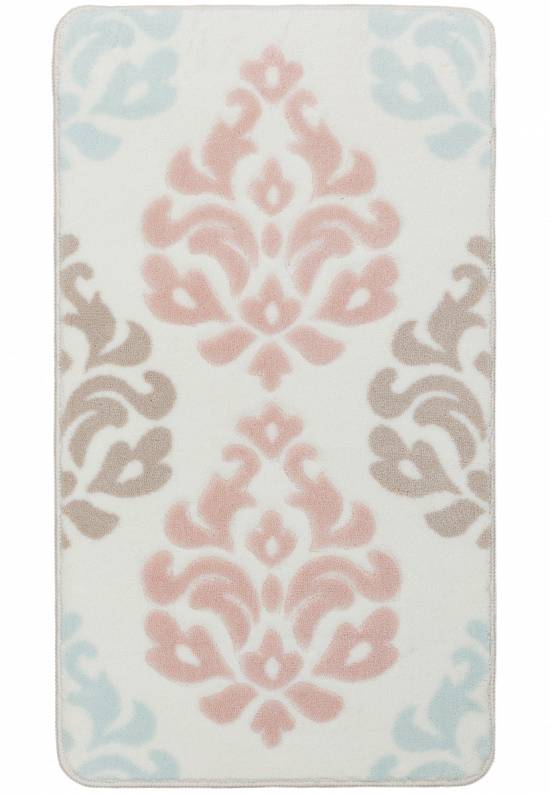 Пастельный коврик для ванной Damask 01 Powder Pink
