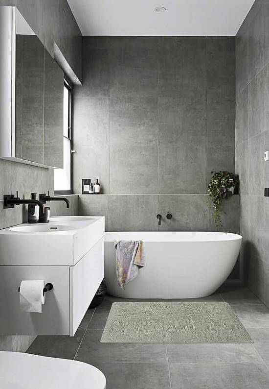Двусторонний коврик для ванной  Natura Heavy 1669 Almond