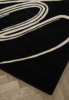 фрагмент ковра Brink And Campman Black Flow