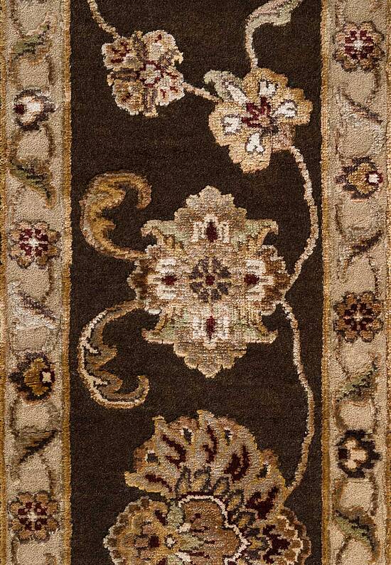 Элитный ковер ручной работы 10/10 AM-101-3-Ivory/Brown