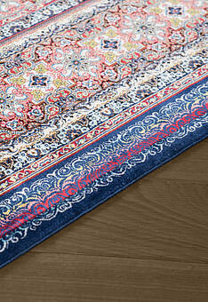 фактура ковра Ottoman Silk Farshineh-Dark Blue