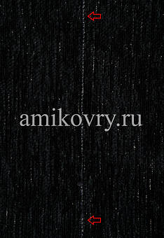 дефект безворсового ковра с лицевой стороны Palermo 1041-Black discount