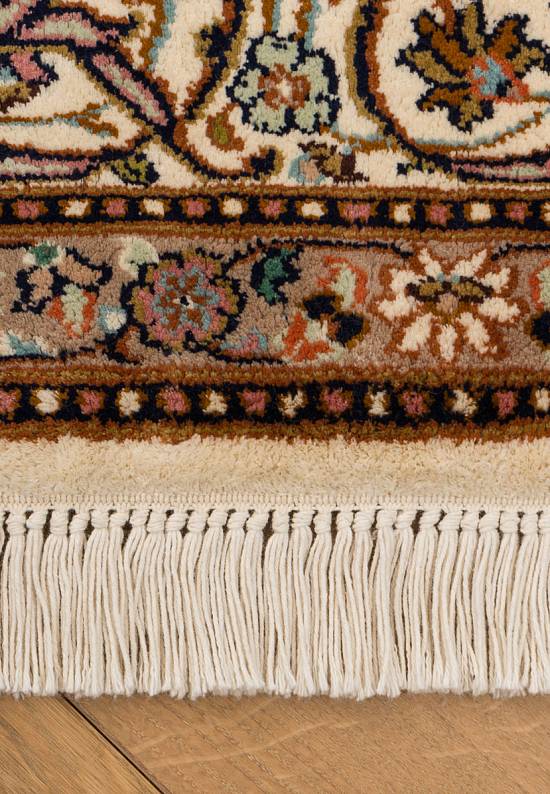 Шелковый ковер ручной работы 235769-Shah Abas beige/beige