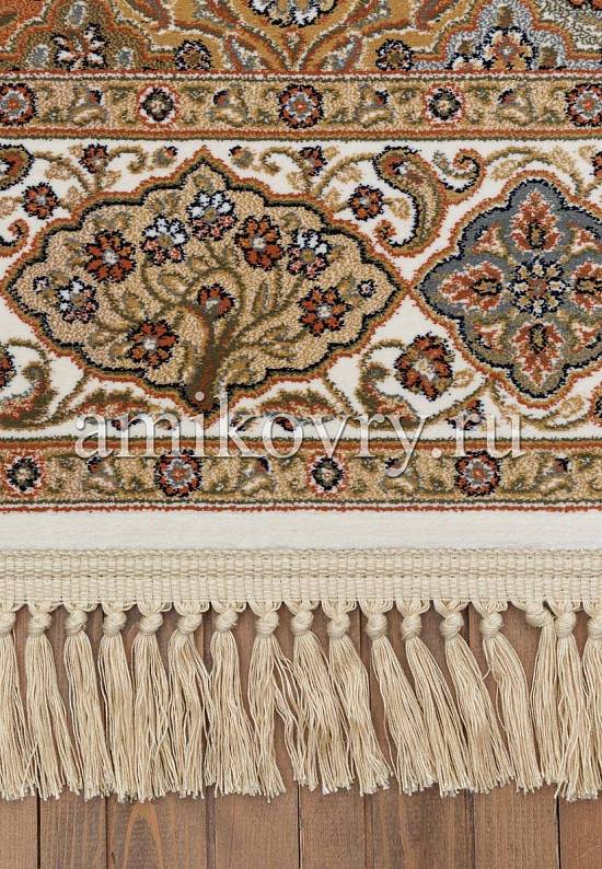 Высокоплотный ковер из вискозы 2M046-White