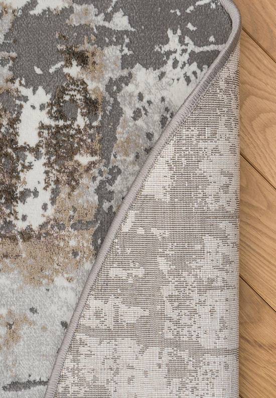Синтетический бюджетный ковер 3433-Gray-Beige