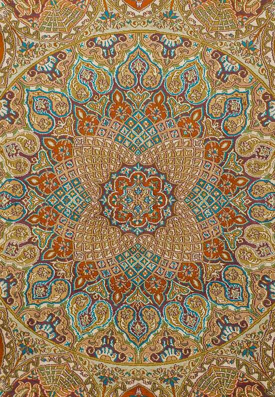 Шелковый ковер ручной работы IIST-GI97K2JJ5 Khatamband