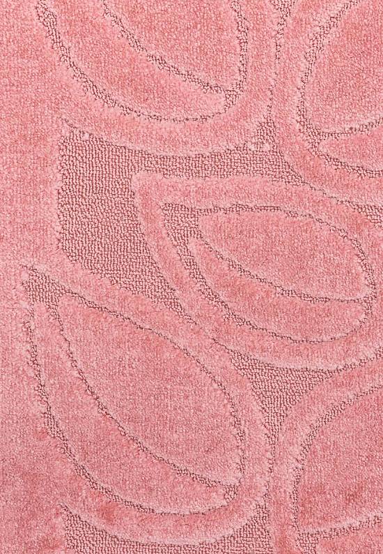 Розовый комплект ковриков для ванной комнаты и туалета Flora 2580 Dusty Rose PS