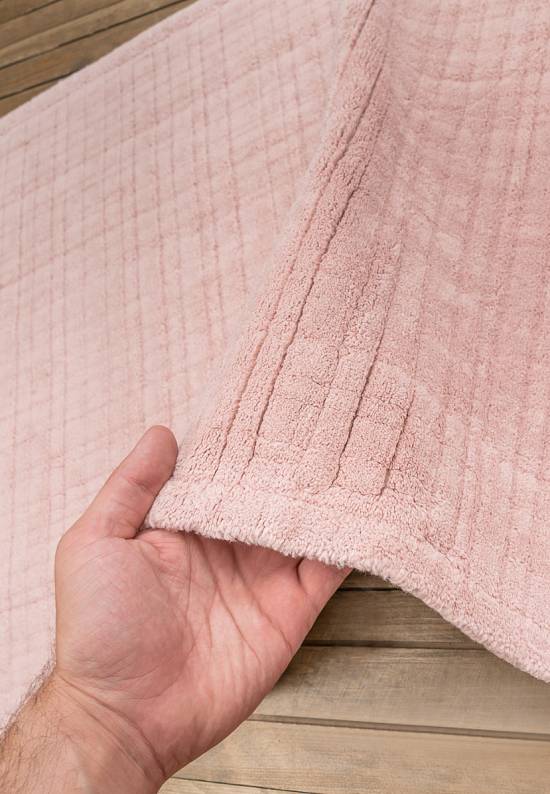 Комплект ковриков для ванной и туалета Hazar 03 Dusty Rose