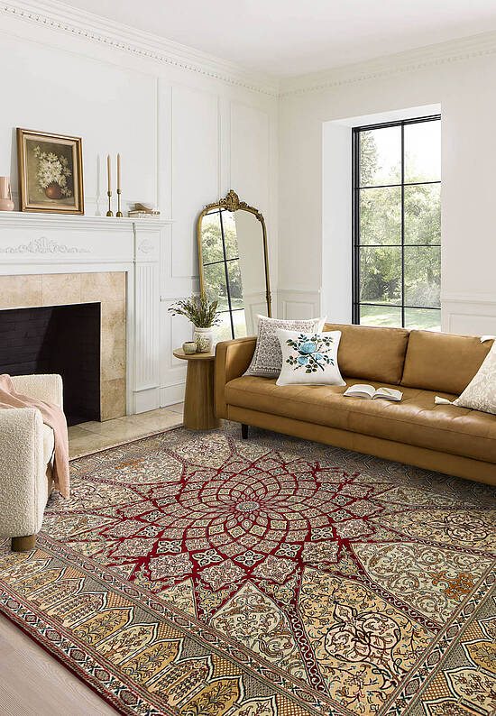 Шелковый ковер ручной работы IIST-GI9ZK25CJ Gumband